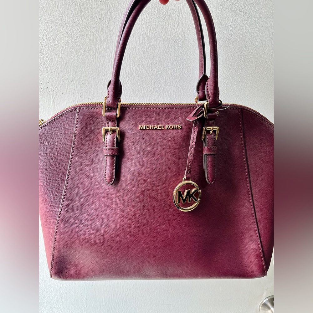 NWT Michael Kors Ciara Satchel Leather